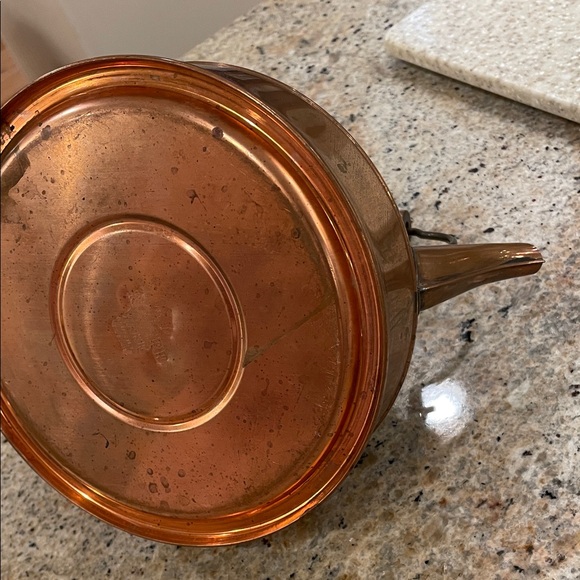 Revere Ware Vintage Copper Teakettle Rome NY USA - 81 Teapot Decorative Patina - Picture 10 of 16